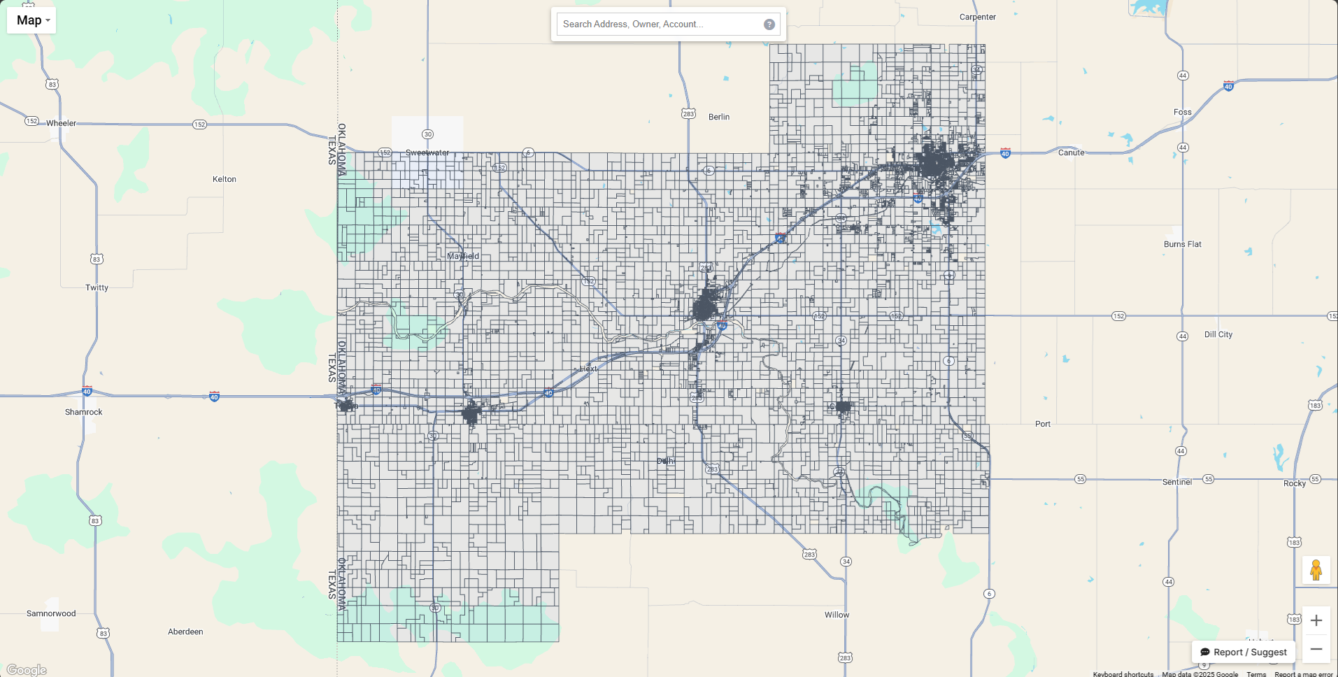 Screenshot of Public Map Project